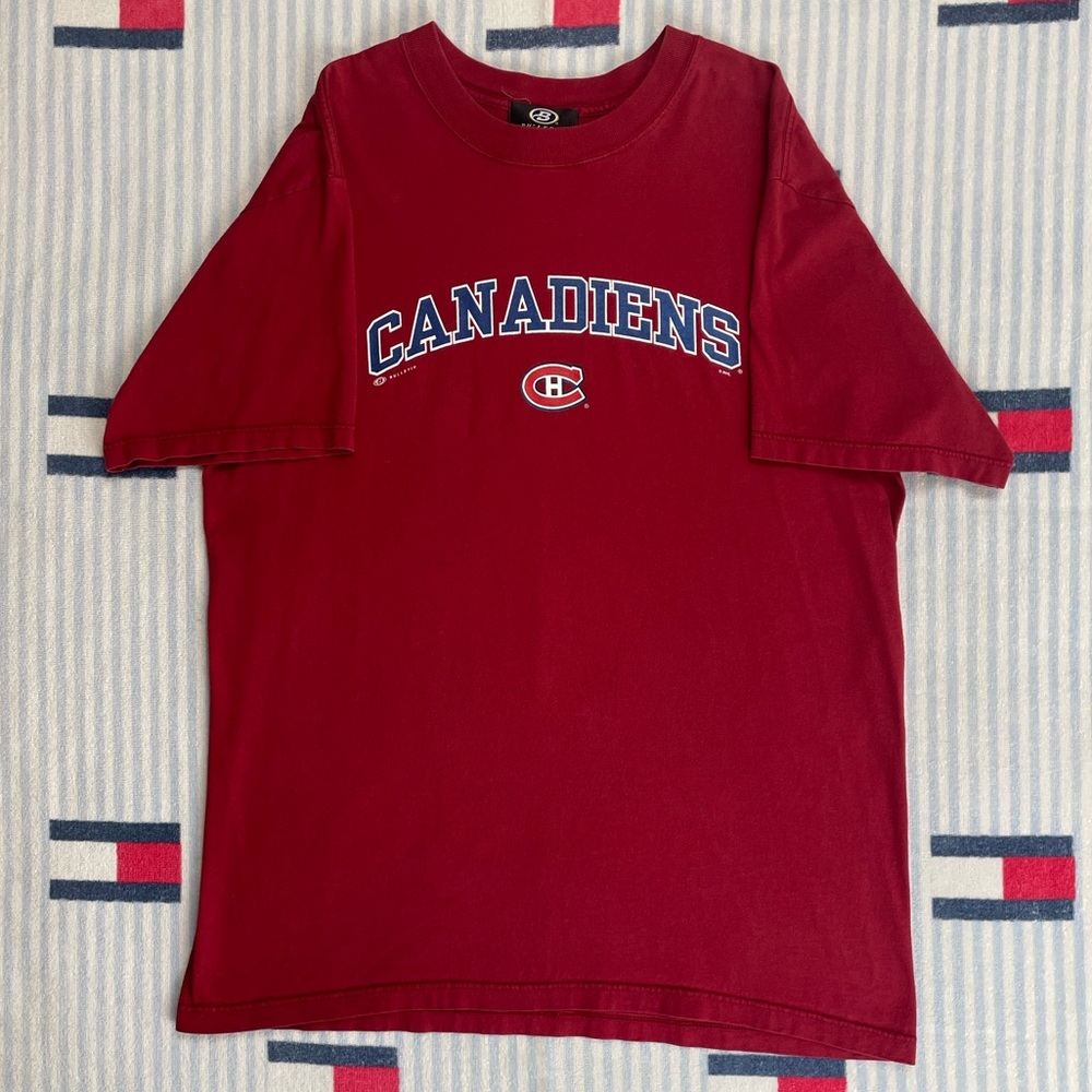 Vintage Montreal Canadians NHL Hockey short sleeve tee shirt